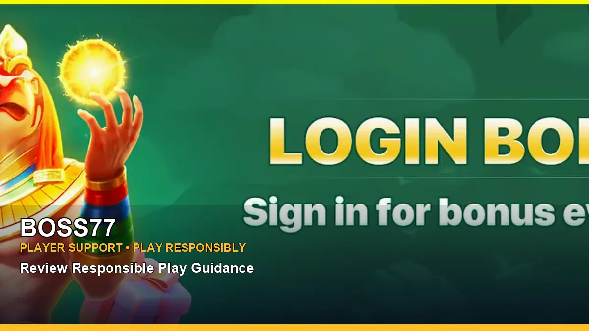 BOSS77 player support and responsible gaming guide for Philippine players