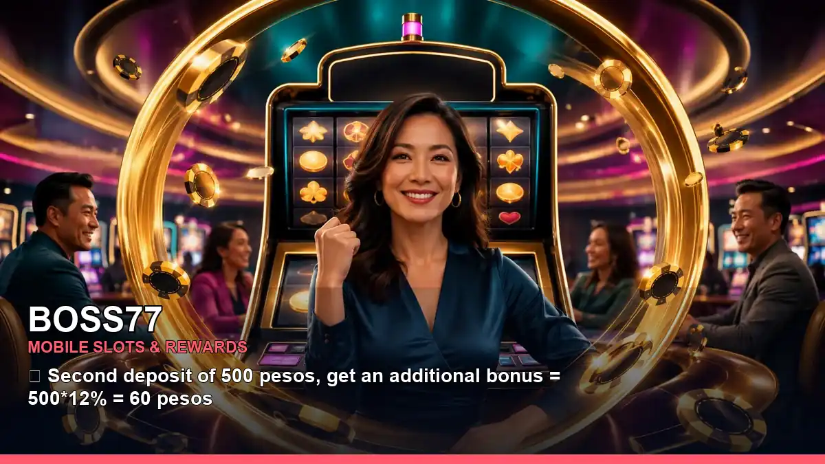 BOSS77 featured mobile casino slots for Philippine players