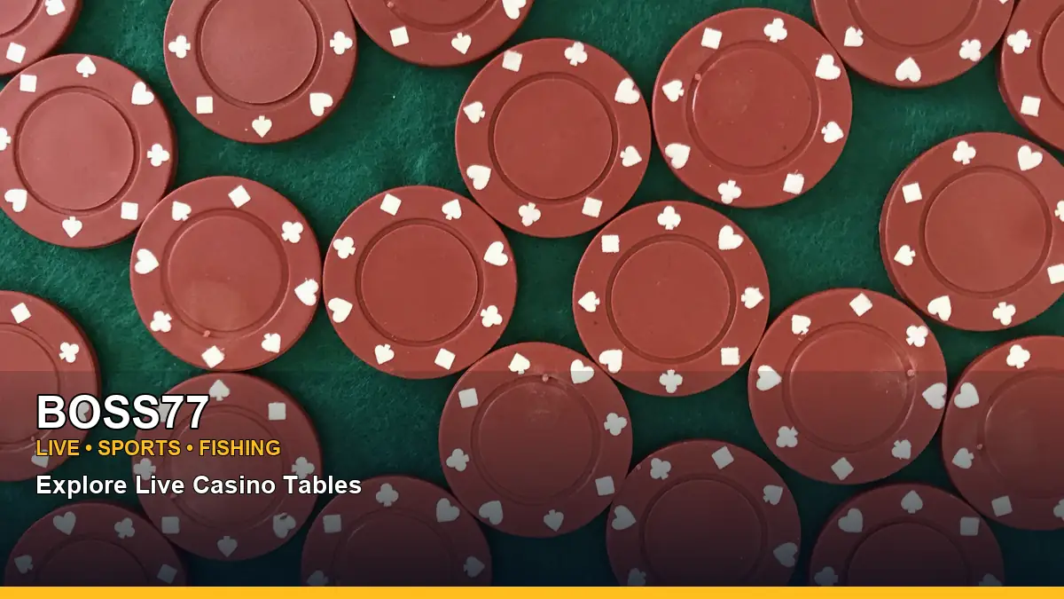 BOSS77 live casino tables for Philippine players
